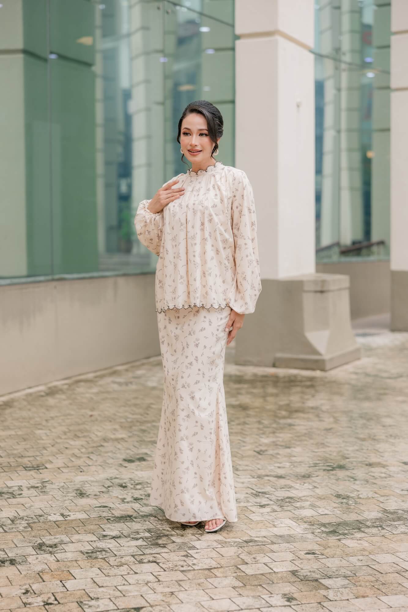 Cami Kurung – Brown