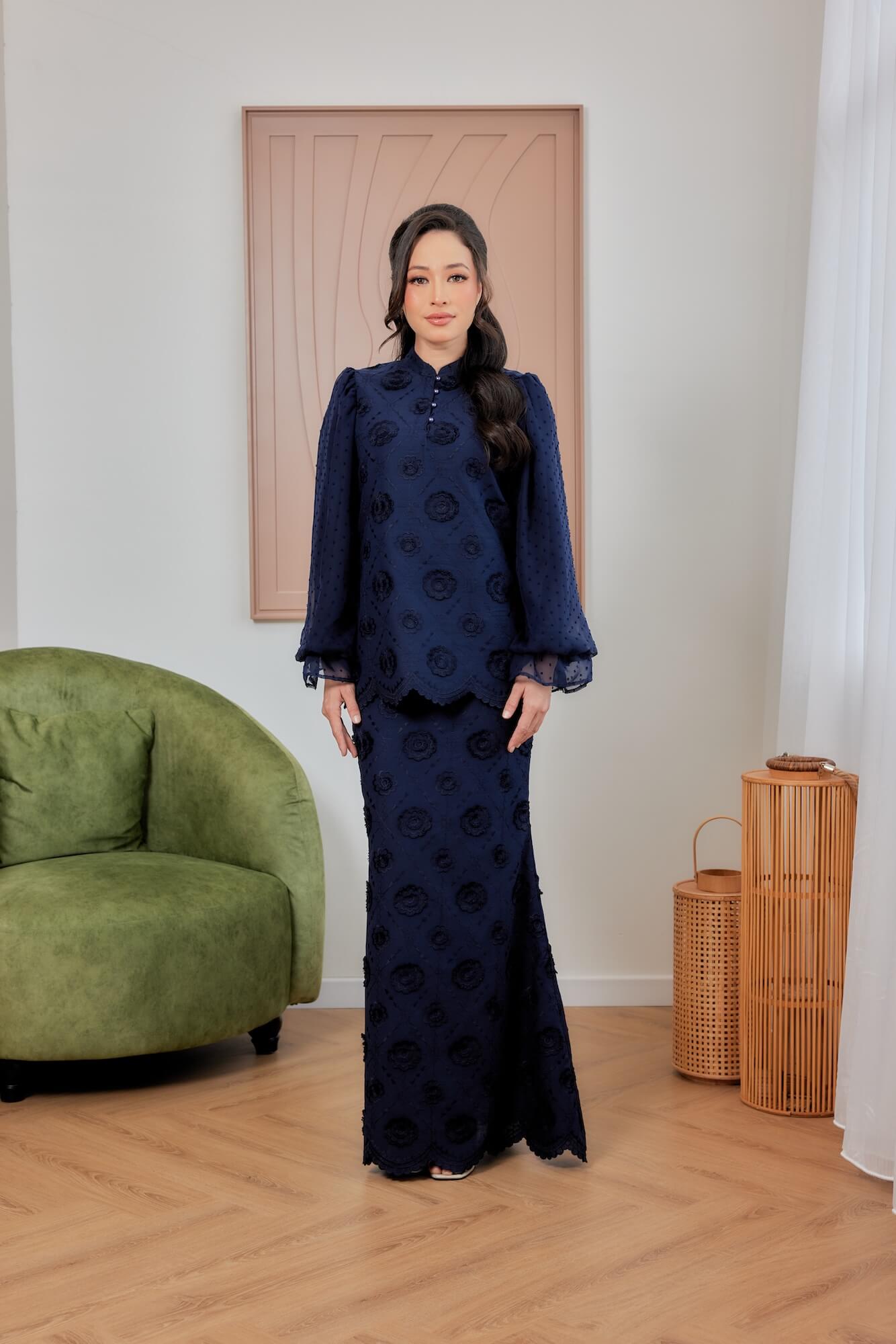 Thea Kurung - Dark Blue