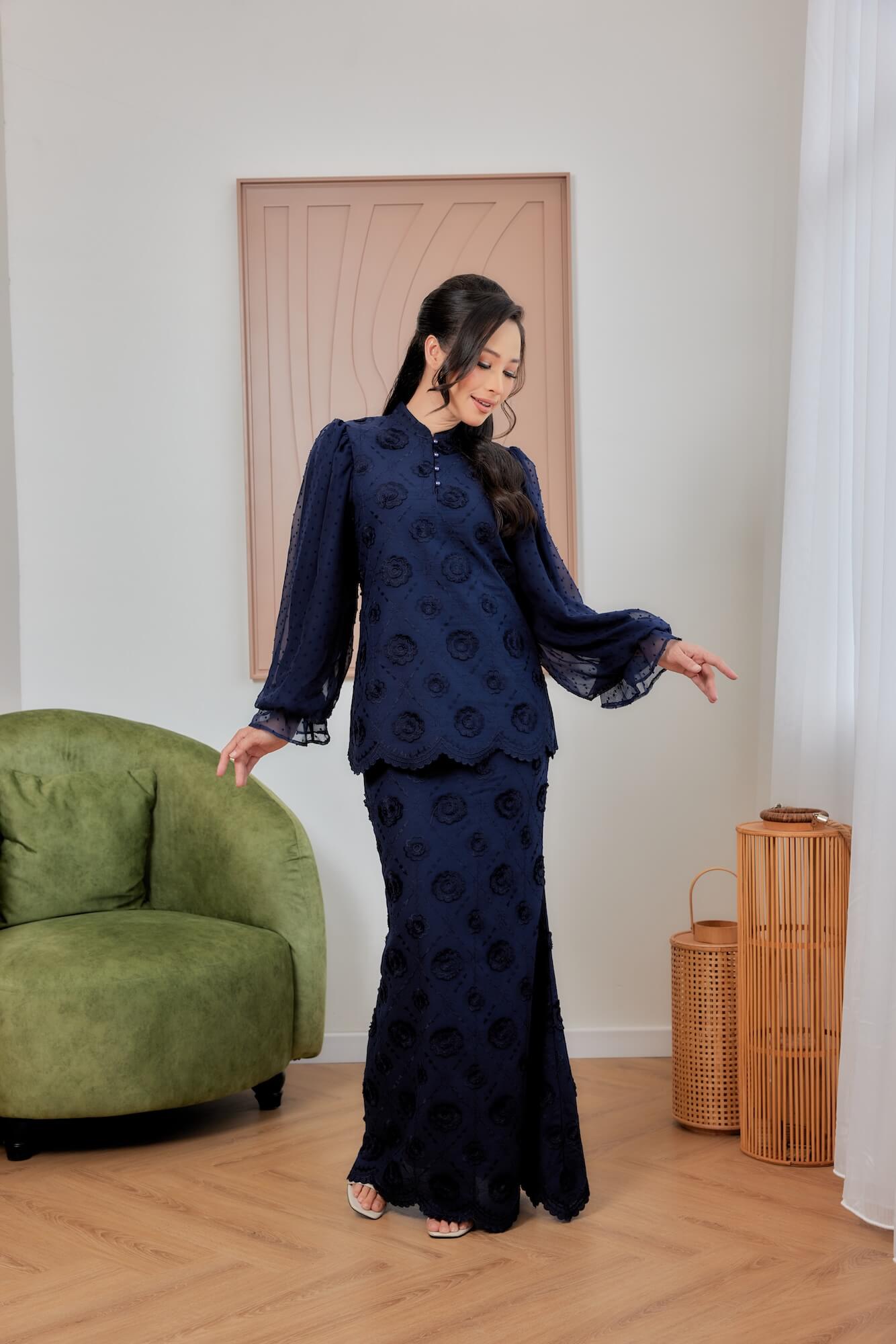 Thea Kurung - Dark Blue
