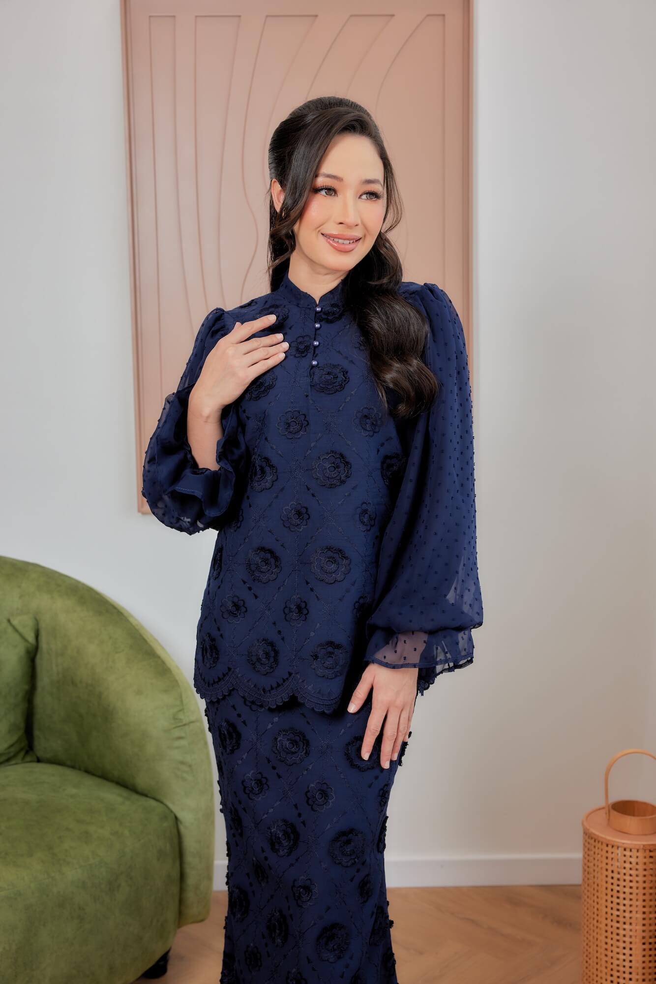 Thea Kurung - Dark Blue