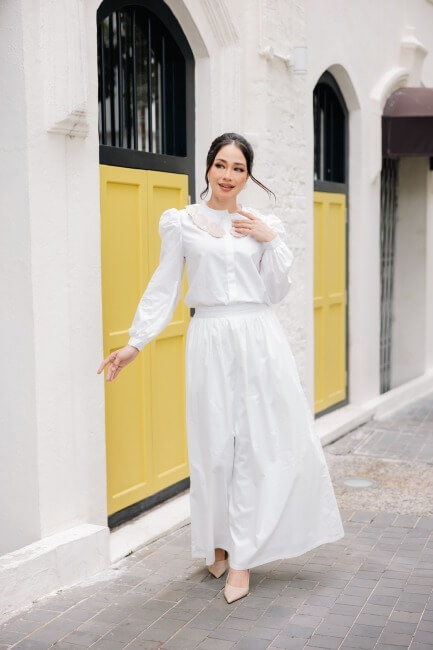 Arden Skirt - White