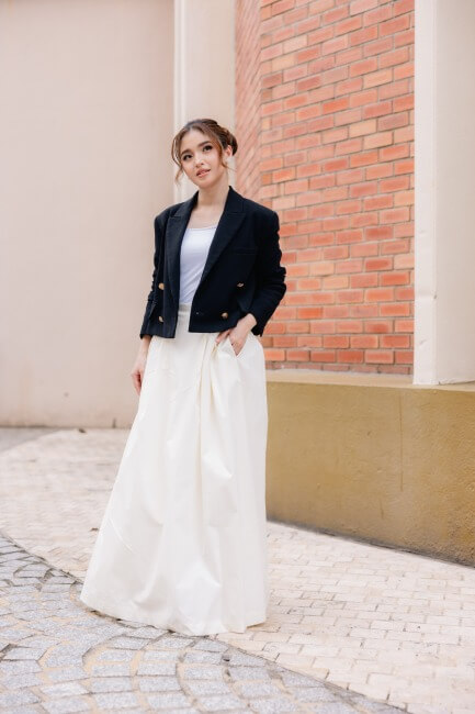 Evie Skirt - Cream