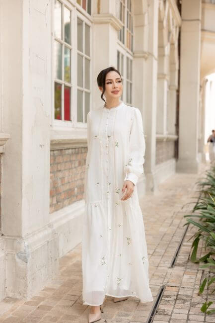 Camila Dress - Off White