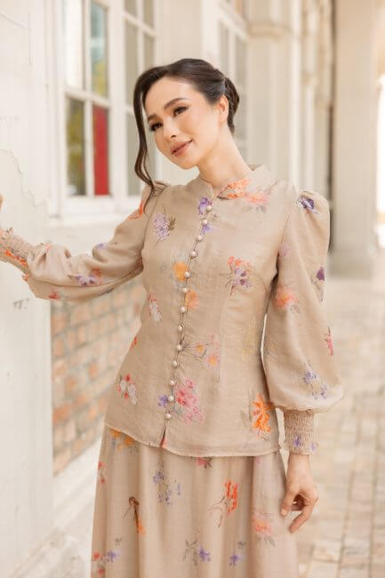 Hervina Top - Brown