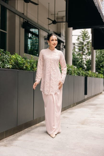 Nova Kurung - Nude Pink