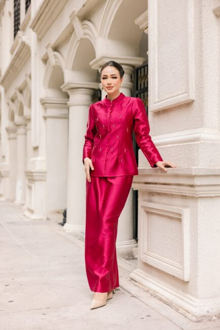Zahira Kurung - Maroon