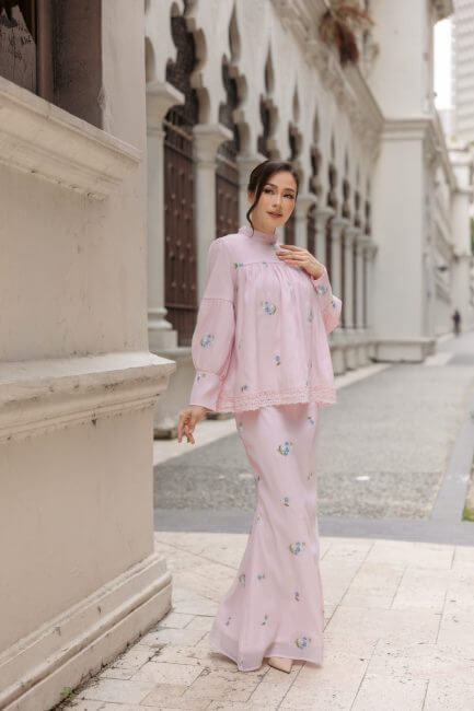 Inesya Kurung - Pink