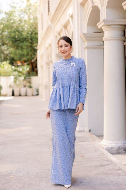 Kalmia Kurung - Blue