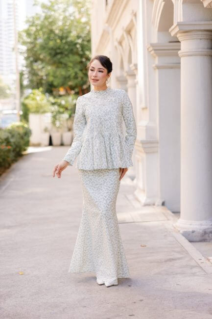 Kalmia Kurung - Cream