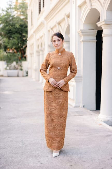 Fleur Kebaya - Brown