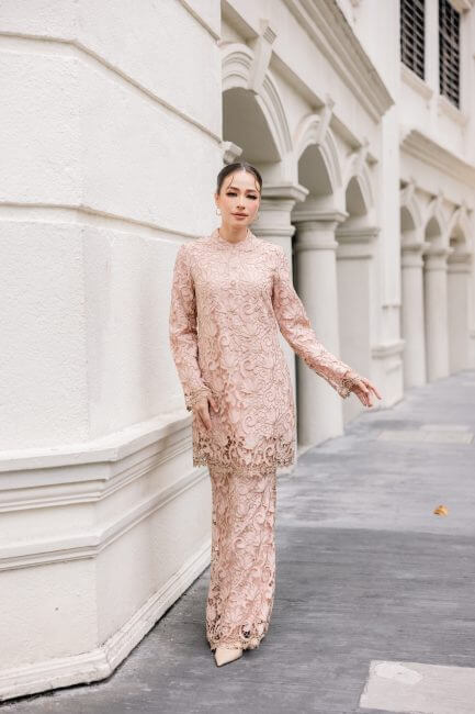 Zahwa Kurung - Pink
