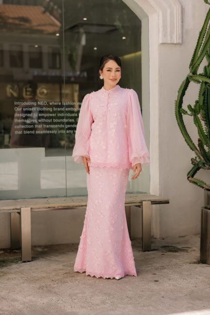 Jade Kurung - Pink