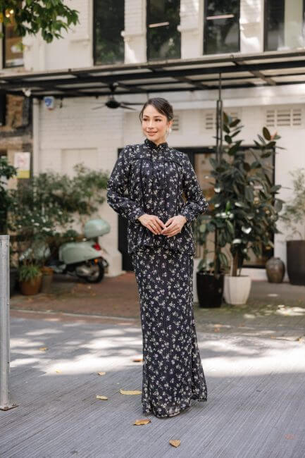 Willow Kurung - Black