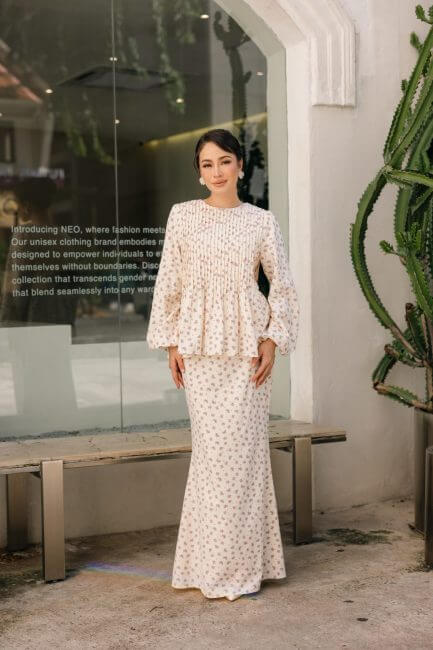 Lena Kurung - Cream