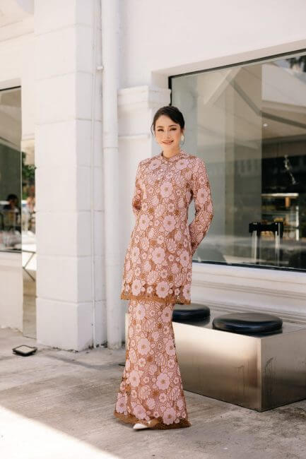 Rosalie Kurung - Pink