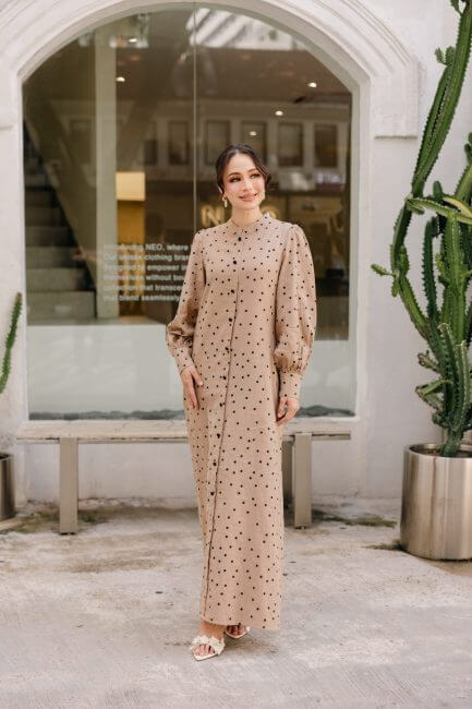 Amary Dress - Brown