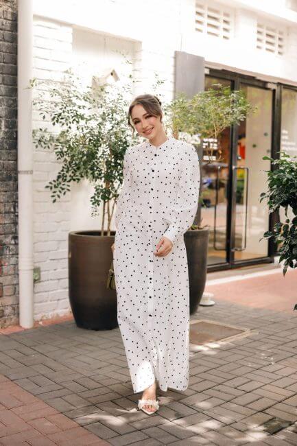 Amary Dress - White