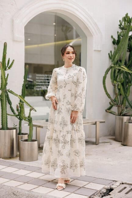 Laelia Dress - Cream
