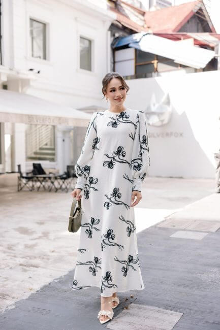 Pea Dress - White