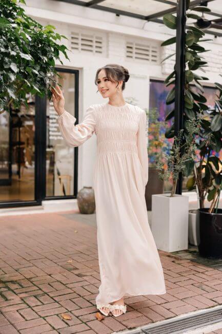 Wisteria Dress - Peach